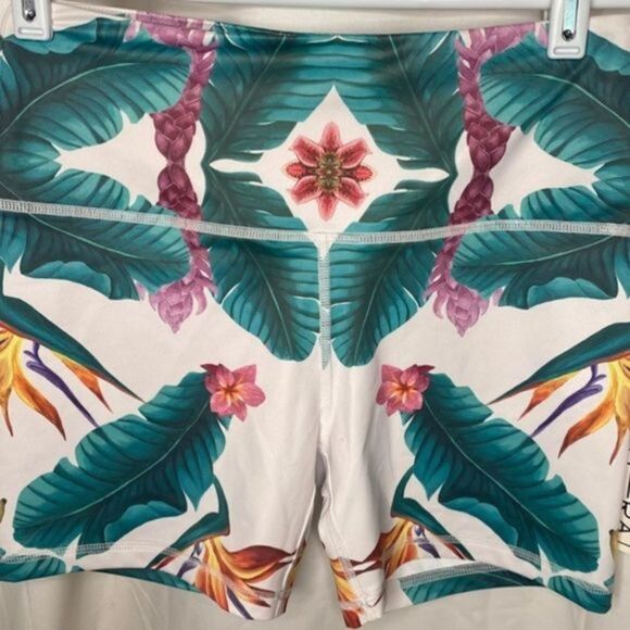 Nura Tropical Stretch Workout Shorts - Picture 1 of 4